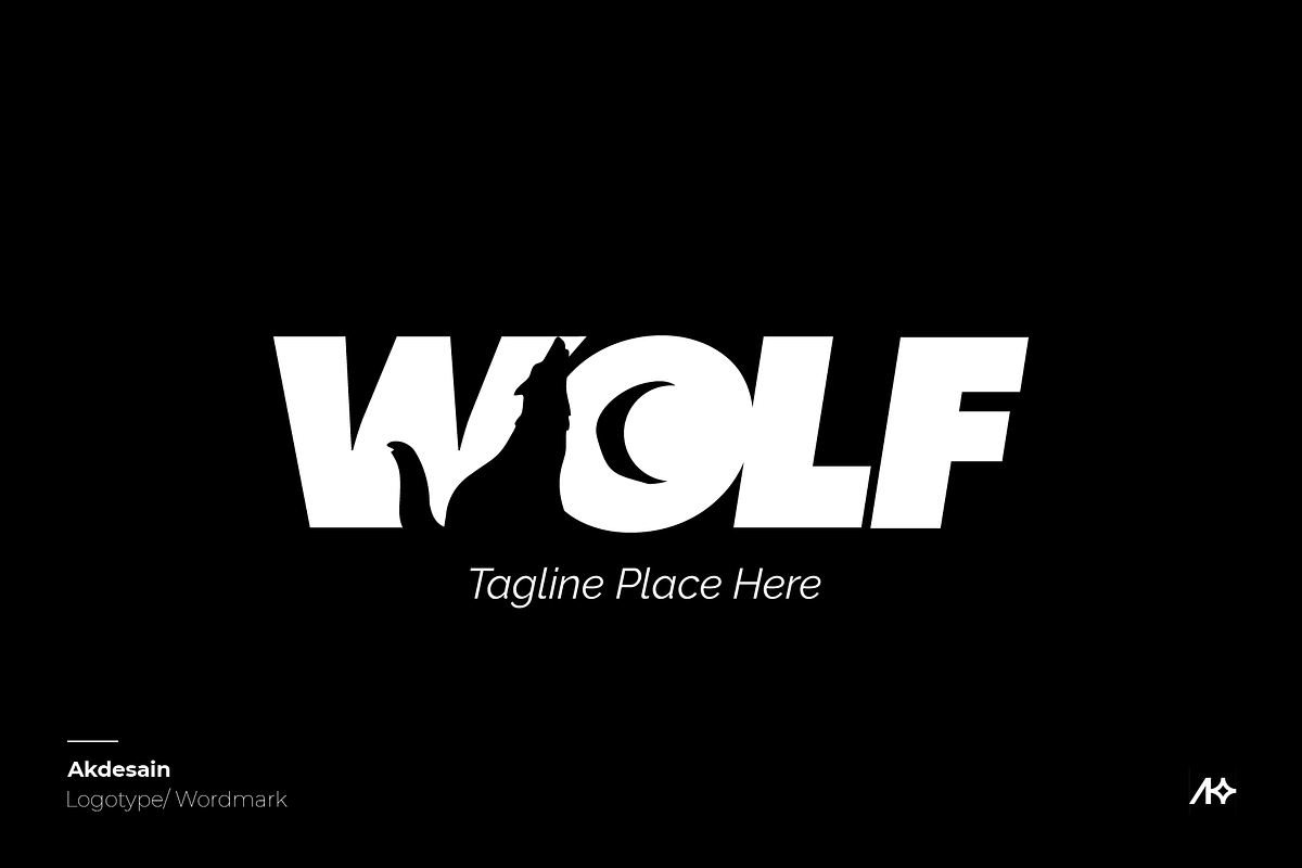 Wolf Wordmark Logo, a Branding & Logo Template by Akdesain
