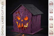 Halloween Haunted House Lantern, an Object Graphic by WoodoraCut (Thumbnail 5 of 7)