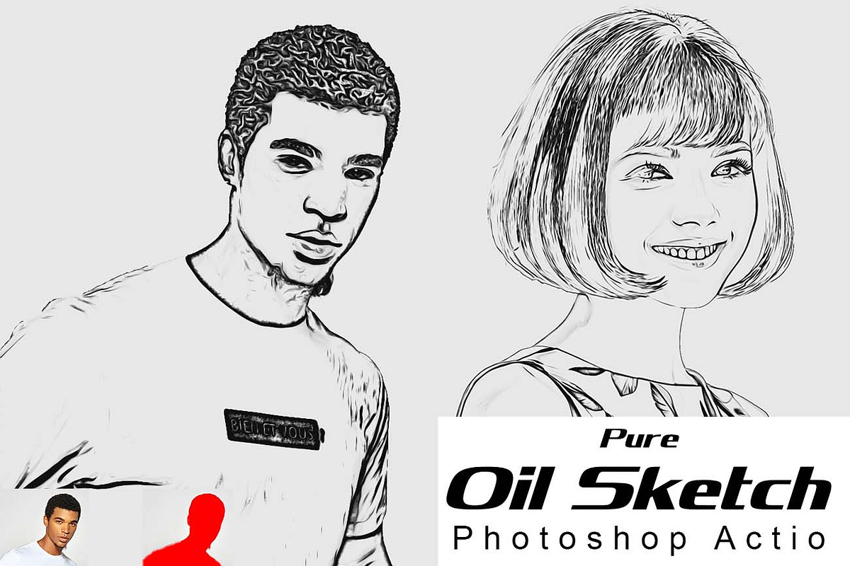 Oil Paint Effect Ps Action Bundle, an Action Add-On by Studio Retouch (Photo 6 of 21)