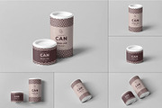 Paper Can Mock-up, a Cups & Container Mockup by zippypixelstudio (Thumbnail 1 of 14)