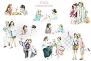 Girls. Watercolor Sketch, a Person Illustration by Budogoshch (Thumbnail 4 of 8)