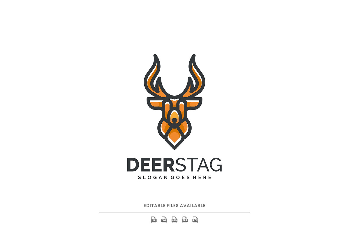 Mascot Deer Logo Design, a Branding & Logo Template by Artnivora.Std (Photo 1 of 4)