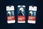 Washington's Celebration Flyer Set, a Flyer Template by The Good Store (Thumbnail 1 of 2)