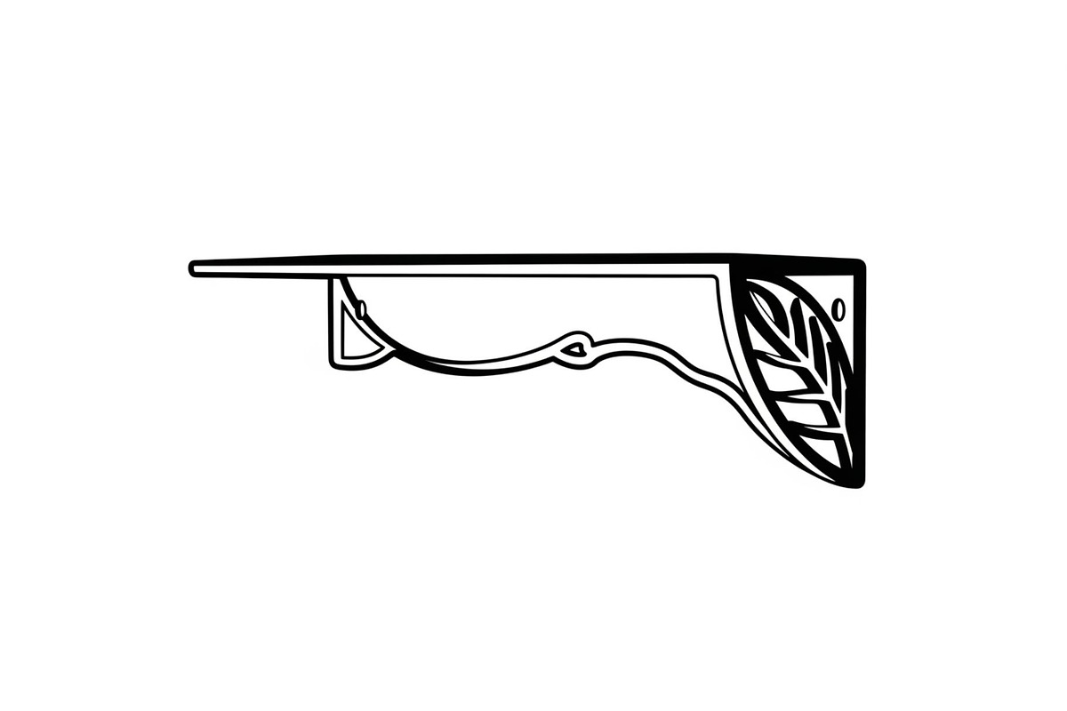 Wall Shelf Bracket Vector Bundle, an Illustration by Gaye Art (Photo 48 of 51)