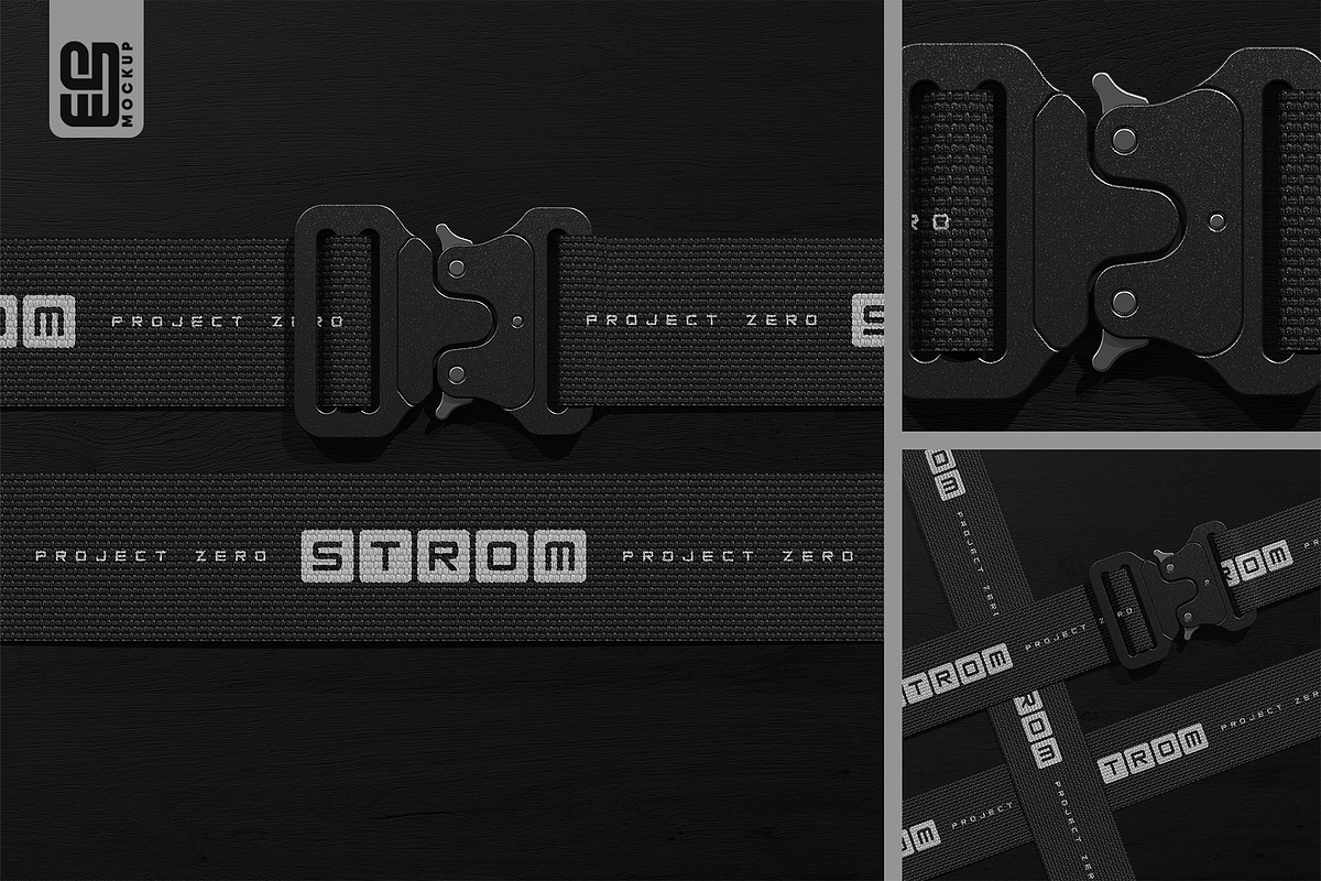 Tactical Buckle Belt Mockup, an Advertising Mockup by SD Mockup (Photo 1 of 4)