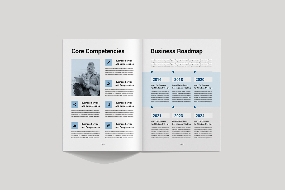 Annual Report, a Brochure Template by Leaflove (Photo 4 of 10)