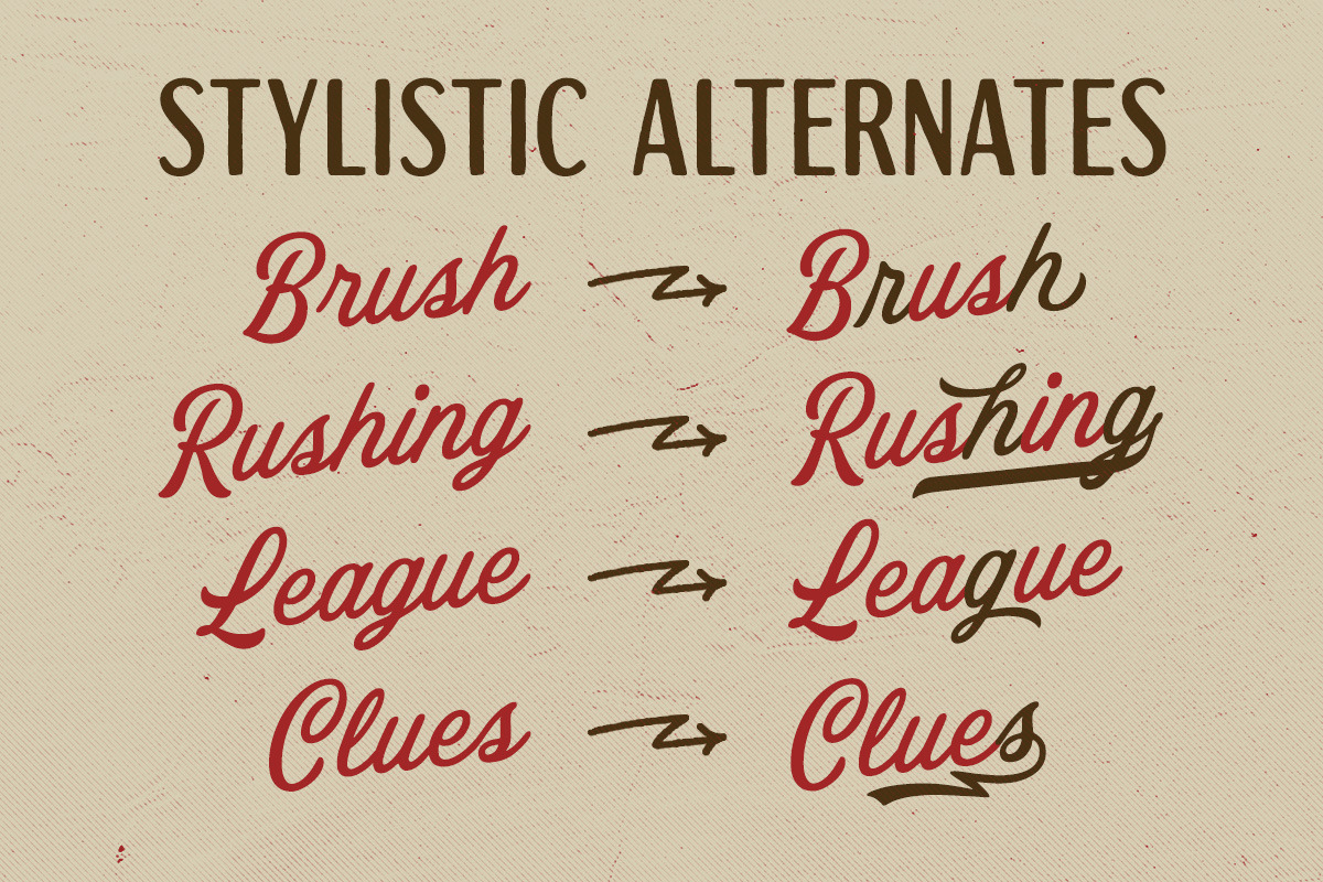 Grunce Coasten Font Duo, a Script Font by Letterhend Studio (Photo 4 of 9)