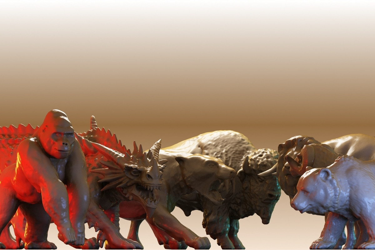 Beast Collection 1, an Animal 3D Model by Giimann (Photo 6 of 9)