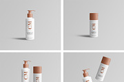 Cosmetic Product Bottle Mockups, a Packaging Mockup by Graphicsfuel (Thumbnail 2 of 4)