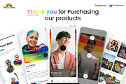 LoveisLove: LGBTQ+ Dating App UI Kit, an UI Kit Template by Fluttertop (Thumbnail 7 of 8)