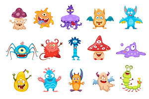 Monsters, Cartoon Characters