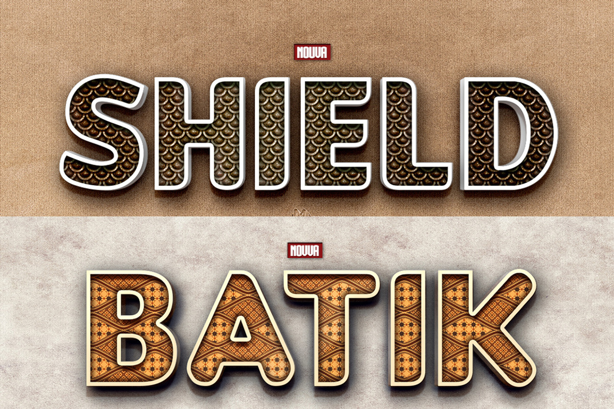 12 Text Style Premium 3D, a Layer Style Add-On by Micro Designs (Photo 1 of 5)