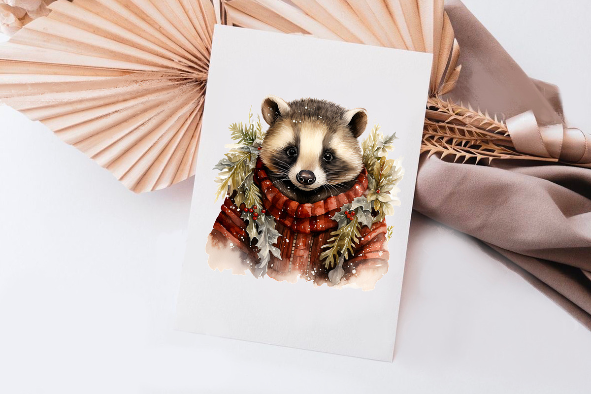 Winter animals, Forest dwellers, an Animal Illustration by Hello My Print (Photo 8 of 9)