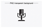Microphone Icons Illustration Set, a Solid Icon by Designfour (Thumbnail 4 of 7)