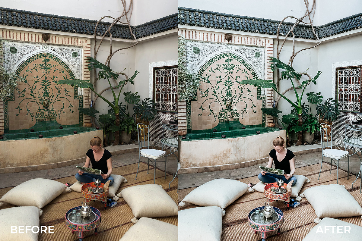 White Morocco Lightroom Presets, an Action Add-On by in between details (Photo 11 of 13)