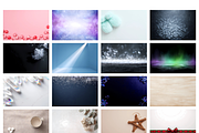 75 Winter Flat Lay Background, a Merchandise Mockup by LA Design (Thumbnail 2 of 10)