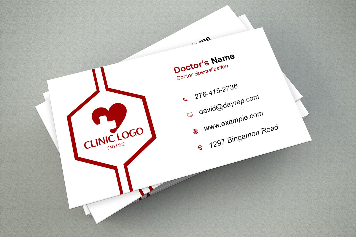 Professional Visiting Card Template preview 2