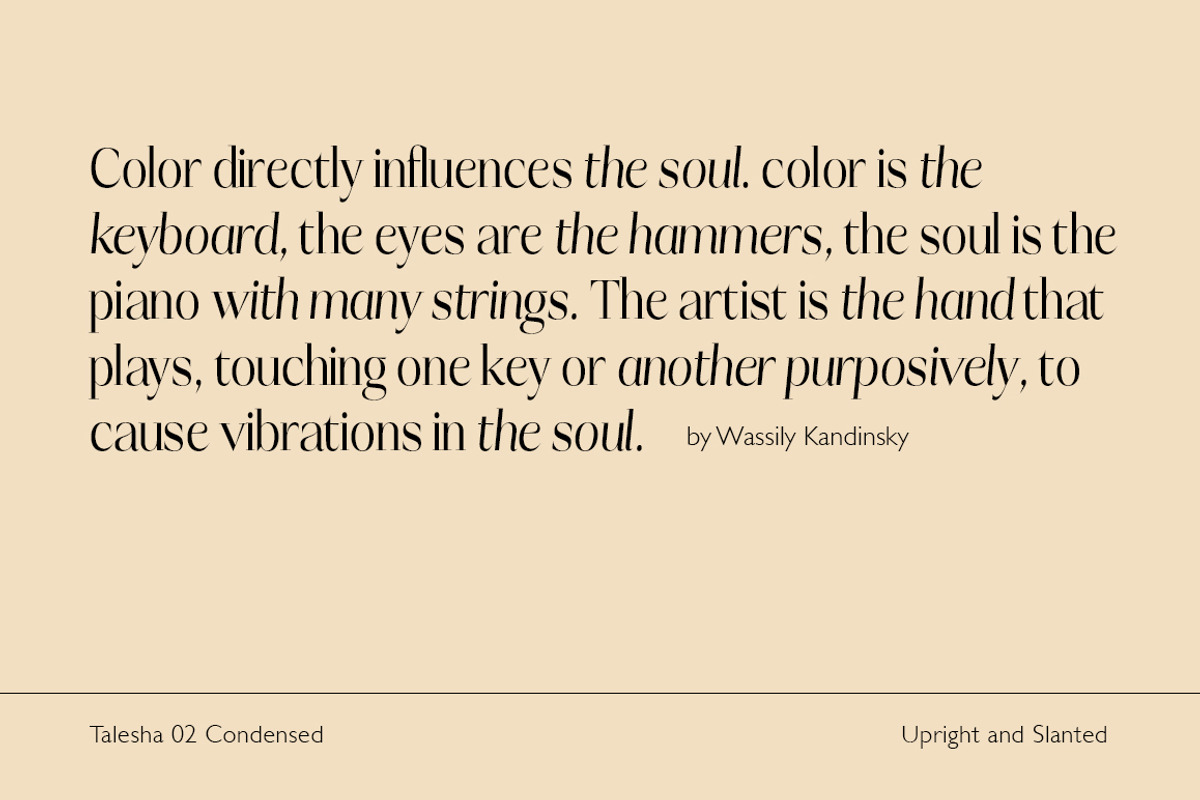Talesha Font Family, a Serif Font by Seniors (Photo 29 of 30)