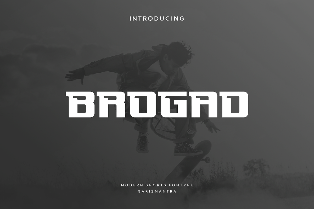 Brogad, a Font by garismantra (Photo 1 of 4)