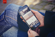 iPhone & iPad Mockup, a Product Mockup by BlackMocca (Thumbnail 3 of 11)