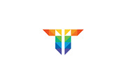 Letter T Pixel Logo, a Branding & Logo Template by Abir Hossain Waffi (Thumbnail 1 of 4)