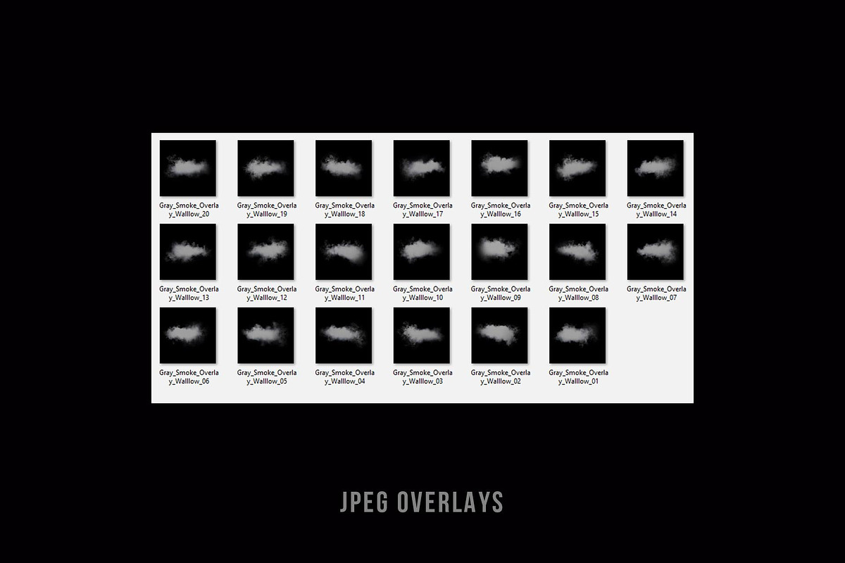 Transparent PNG Smoke overlay set, a Layer Style Add-On by Walllow Creatives (Photo 4 of 6)