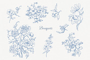 Bloom Garden Wedding invite clipart, a Decorative Illustration by Ekaproeka (Thumbnail 3 of 10)