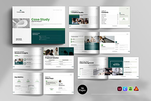 Project Case Study Brochure | Canva, a Brochure Template by Spark_Creative