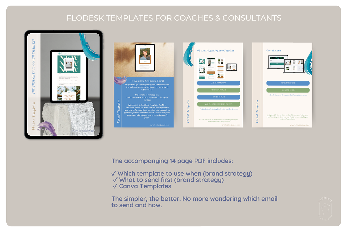 Thoughtful Coach Flodesk Email Kit, an Email Template by the Studio Libran (Photo 10 of 11)