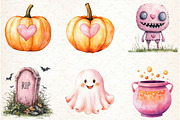 Retro Fall Halloween PNG Clipart Bun, an Illustration by Libby Wishes (Thumbnail 7 of 7)