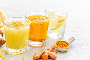 Colorful sensory textured drink beve, a Photo by Dvoevnore photos