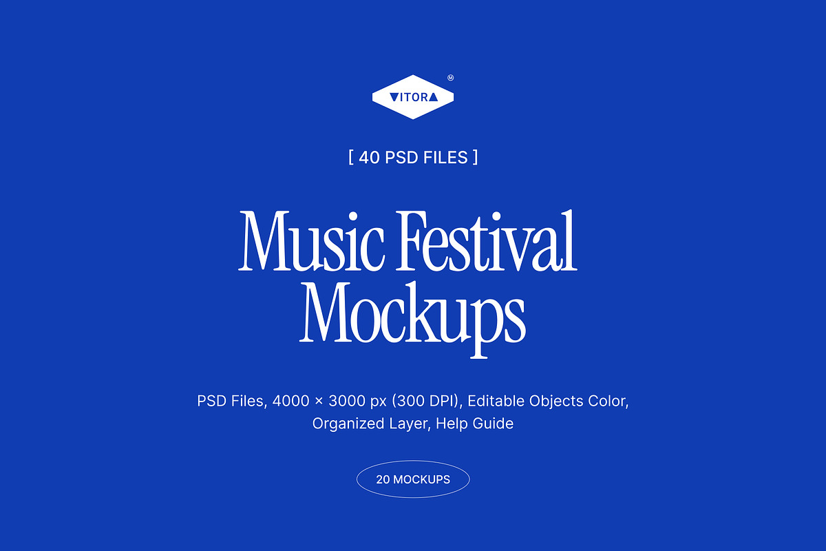 Music Festival Mockups, a Mockup by Vitora Mockup (Photo 3 of 17)