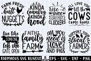 Farmhouse SVG Bundle, an Illustration by Crafticy (Thumbnail 1 of 3)