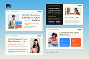 Online Study Platform Pitch Deck, a Presentation Template by Claymoon Lab (Thumbnail 3 of 7)