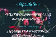 Mirabelle Script - Font with Extras!, a Script Font by Velliniki (Thumbnail 7 of 9)
