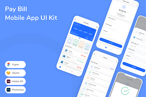 Pay Bill Mobile App UI Kit