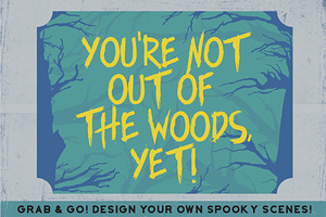 Assemble Your Own Spooky Tree Set