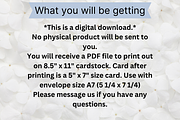 Father's Day Greeting Card PDF, a Card Template by Pixels N Bows (Thumbnail 4 of 4)