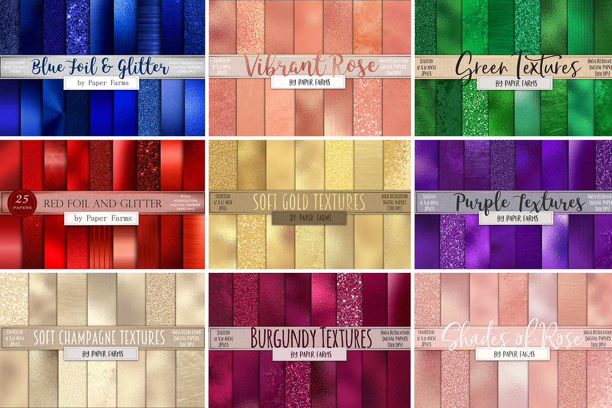 Everything Textures Bundle, a Texture Graphic by Paper Farms (Photo 4 of 8)