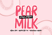 Pear Milk, a Handwritten Font by Dumadistyle (Thumbnail 1 of 8)