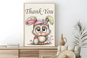 Quirky Easter Owl Clipart Bundle, an Animal Illustration by RobertsArt (Thumbnail 6 of 6)