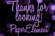 Purple Glitter Alphabet Clip Art, an Object Graphic by Paper Element (Thumbnail 5 of 5)