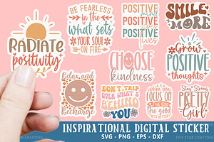 Inspirational Sticker Quotes Bundle