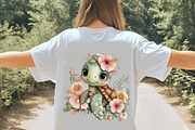 Watercolor Summer Turtle Hibiscus Cl, an Illustration by Digital Artistic99 (Thumbnail 8 of 11)