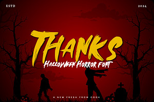 Saphifen - Halloween Horror Font