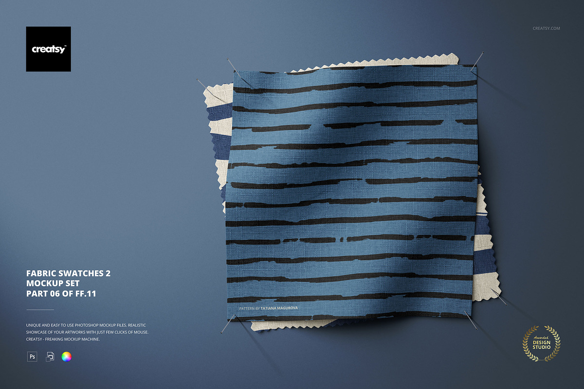 Fabric Swatches Mockup Set 2, a Product Mockup by creatsy5 (Photo 1 of 15)