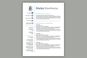 Photo Resume Package + Social Media, a Resume Template by Scribbled Napkin Design (Thumbnail 2 of 4)