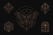 Mystic Symbols. Logo Design kit., a Branding & Logo Template by Noires (Thumbnail 3 of 4)