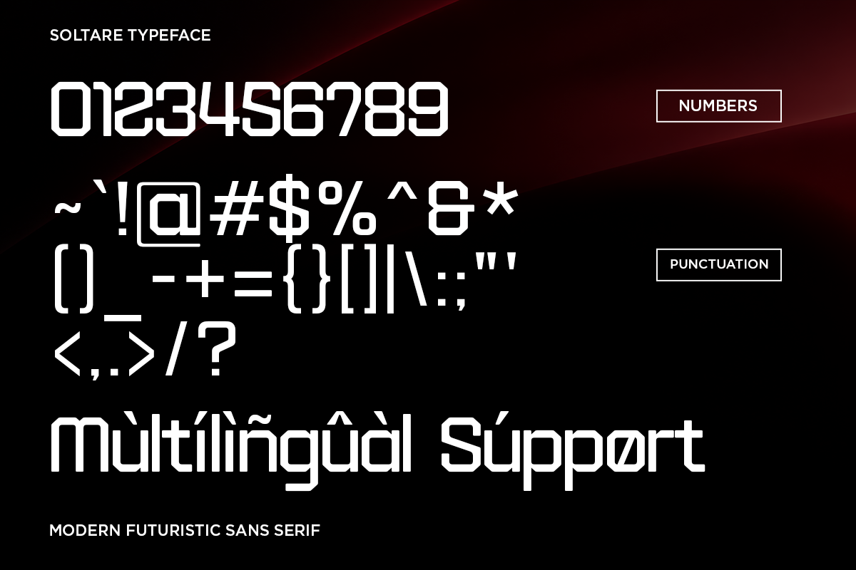 Soltare - Futuristic Tech Sans Font, a Sans Serif Font by RagamKata (Photo 10 of 10)