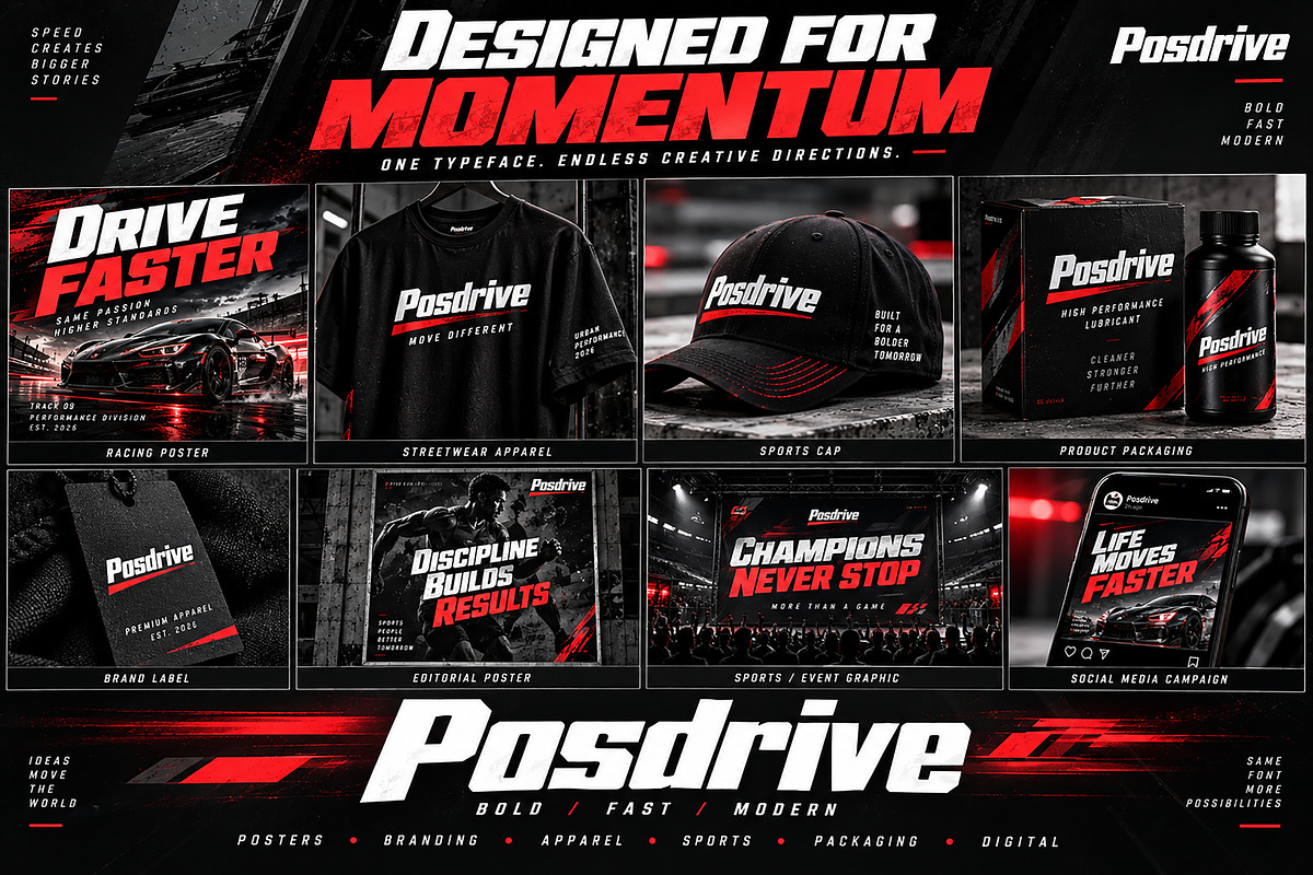 Posdrive, a Script Font by Wow Magic (Photo 2 of 5)
